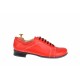 Pantofi rosii dama casual din piele naturala - RED1R