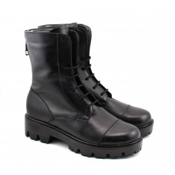 Bocanci dama imblaniti, din piele naturala - KAMYN2