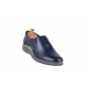 Pantofi barbati sport - casual din piele naturala, bleumarin  -  TENMARIOBLU
