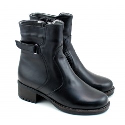 Ghete dama casual, imblanite,  din piele naturala GD2017N