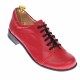 Oferta marimea 39 -  Pantofi dama, model casual din piele naturala, rosii - LP53RED