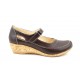 Pantofi dama cu platforma din piele naturala - Foarte comozi P9154MBOX2