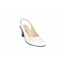 Pantofi dama decupati, eleganti, din piele naturala, cu toc - S301AA