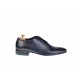 Pantofi barbati eleganti din piele naturala bleumarin - 024BL