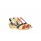 Sandale dama din piele naturala cu platforme de 7 cm - S40GBR