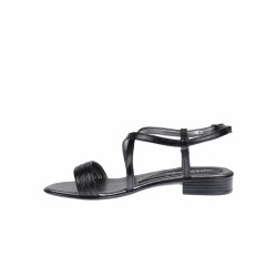 Oferta marimea 37 - Sandale dama din piele naturala cu platforma joasa - cod LS8N