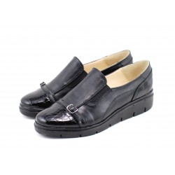 Pantofi dama casual din piele naturala, cu platforme - Made in Romania ROVI24N