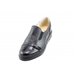 Pantofi dama casual din piele naturala, cu platforme - Made in Romania ROVI24N