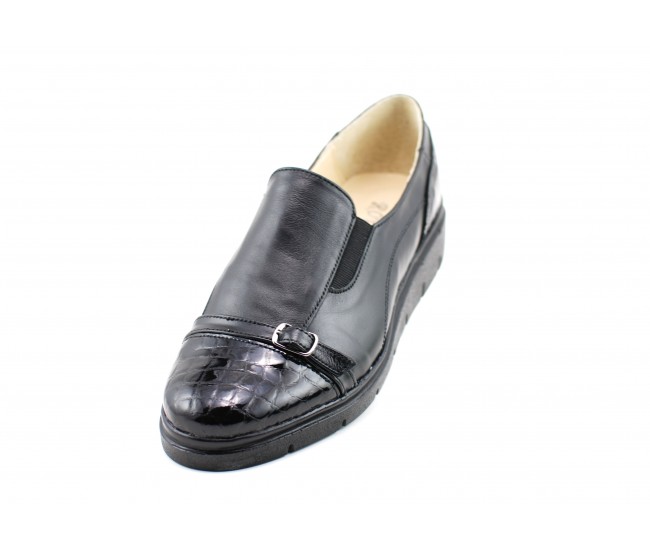 Pantofi dama casual din piele naturala, cu platforme - Made in Romania ROVI24N