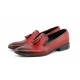 Pantofi barbati eleganti, rosii din piele naturala - 036RED