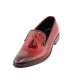Pantofi barbati eleganti, rosii din piele naturala - L036RED