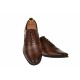 Oferta marimea 39 pantofi barbati maro - eleganti din piele naturala - L217MARO