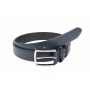 Curea barbati eleganta, mata, bleumarin , din piele naturala 3.5 cm SER701BLM