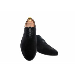 Oferta marimea 40 -  Pantofi barbati, eleganti, din piele naturala intoarsa -  LENZONV