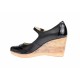 Pantofi dama casual din piele naturala  neagra - P104B