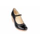 Pantofi dama casual din piele naturala  neagra - P104B