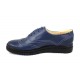 Pantofi dama casual din piele naturala bleumarin - P29OBLMBOX