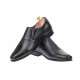 Pantofi barbati eleganti din piele naturala, cu elastic - 889BLM