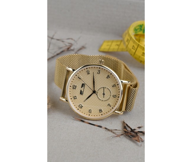 Ceas dama Matteo Ferari casual-elegant, Gold - MF174GDGOLD