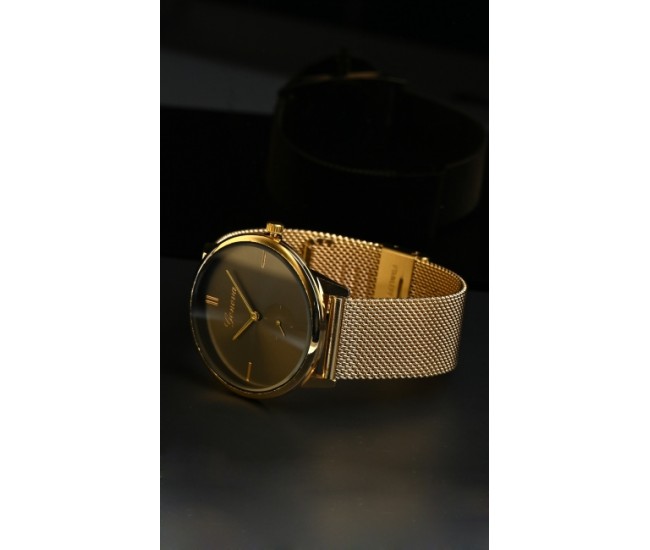 Ceas de mana dama casual, elegant Geneva Gold GV432GN