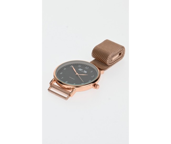 Ceas dama Matteo Ferari casual-elegant, PINK GOLD - MF173GBGOLD