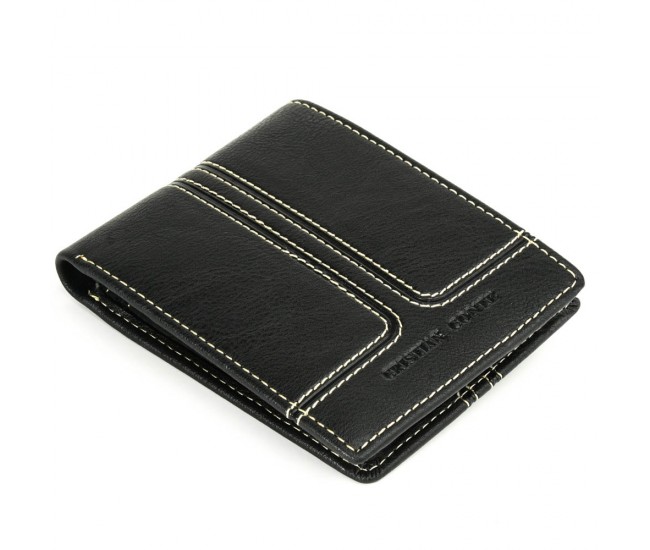 Portofel negru, pentru barbati, din piele naturala, E-4450-23 Portofel negru, pentru barbati, din piele naturala, E-4450-23