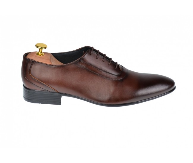 OFERTA MARIMEA    41  -  Pantofi Barbati Office, Eleganti, din Piele Naturala, Maro, CIUCALETI SHOES