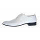 Pantofi albi barbati, eleganti, din piele naturala, alb box, ENZO Class