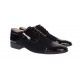 Pantofi eleganti barbati din piele naturala intoarsa cu varf lac - Enzo Top GKR