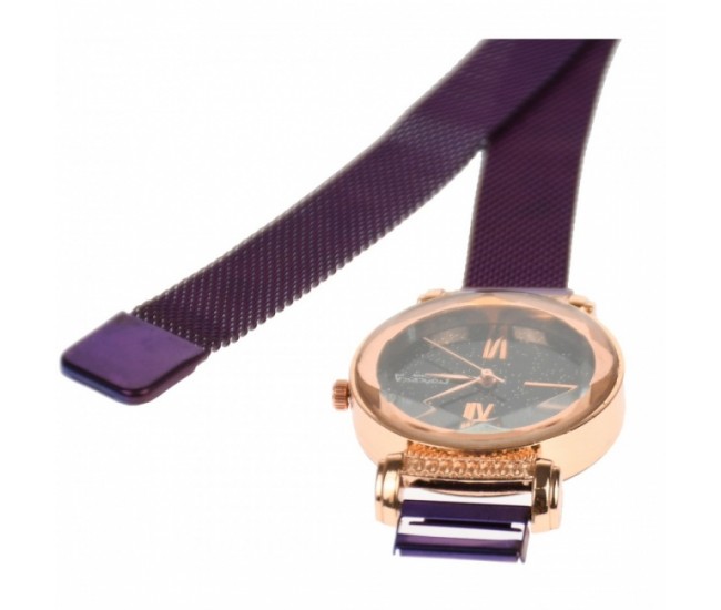 Ceas Dama Francesca di Geneva bronz/violet - F03205