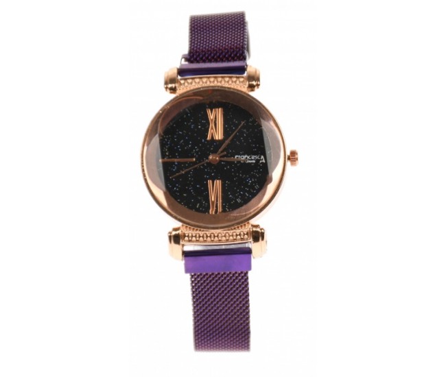 Ceas Dama Francesca di Geneva bronz/violet - F03205