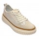 Pantofi dama casual din piele naturala Bej - Medina GSK3013B