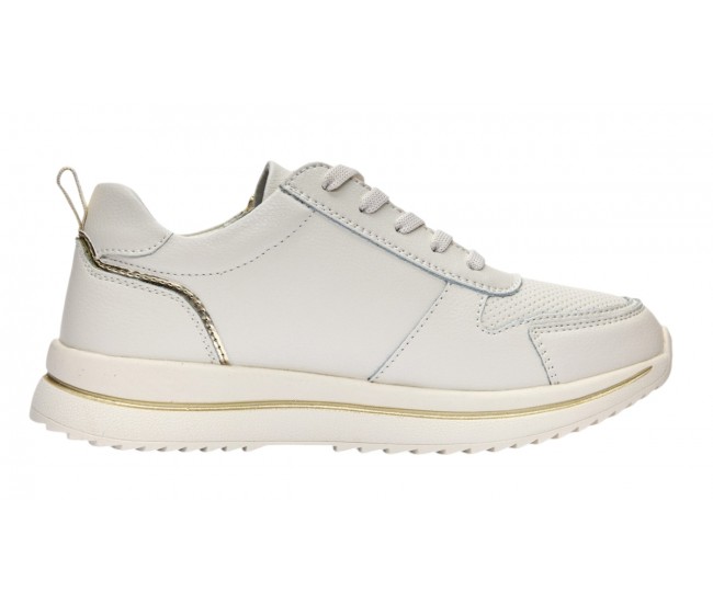 Pantofi dama casual din piele naturala - Abha Bej GSK3023B