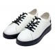 Pantofi dama casual din piele naturala - Aisha Alb GSK3032A