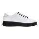 Pantofi dama casual din piele naturala - Aisha Alb GSK3032A