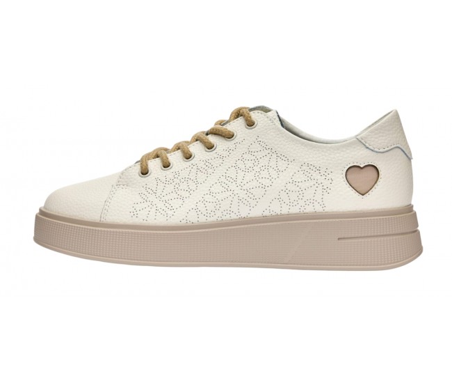 Pantofi dama casual din piele naturala - Aisha Bej Late GSK3033B