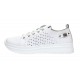 Pantofi dama casual din piele naturala cu perforatii - Latiffa Alb GSK3052A
