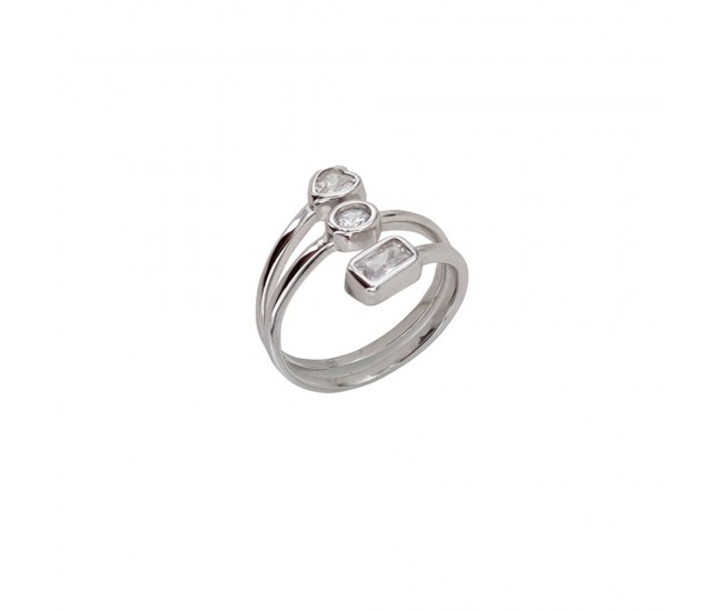 Inel argint 925 Thia cu zirconii
