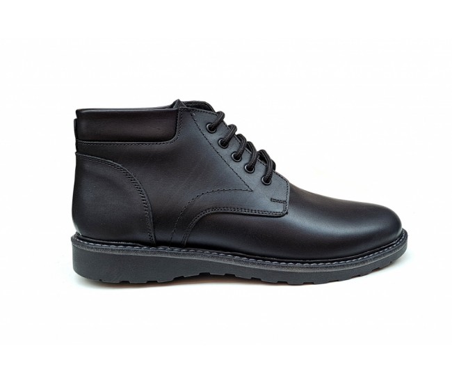 Ghete CORSA, piele naturala (imblanite) model iarna, NEGRU, CIUCALETI SHOES GB102N