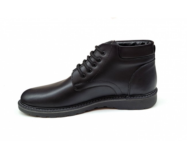 Ghete CORSA, piele naturala (imblanite) model iarna, NEGRU, CIUCALETI SHOES GB102N
