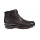Ghete barbati casual elegante din piele naturala imblanite Negru GB120N