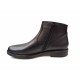 Ghete barbati casual elegante din piele naturala imblanite Negru GB120N