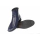 Ghete barbati office, elegante din piele naturala, cu fermoar, Bleumarin - GB99BLM