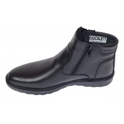 Ghete barbati casual din piele naturala cu fermoar imblanite Corsa - GF1203CSN Ghete barbati casual din piele naturala cu fermoar imblanite Corsa - GF1203CSN