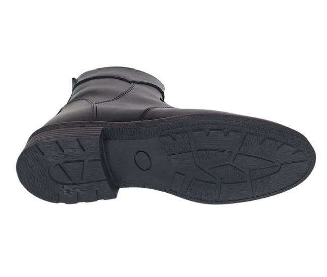 Ghete barbati casual imblanite din piele naturala cu fermoar GFSIMPLUN