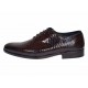 Pantofi barbati maro croco lac – eleganta cu impact pentru tinute de eveniment GK150CRM