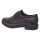Pantofi barbati eleganti negri din piele naturala tip brogue – design clasic office - GK756N