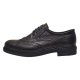 Pantofi barbati eleganti negri din piele naturala tip brogue – design clasic office - GK756N