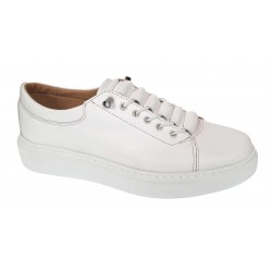 Pantofi barbati casual din piele naturala Alb GK96A