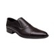 Pantofi barbati, eleganti, piele naturala, negru - GKR01N